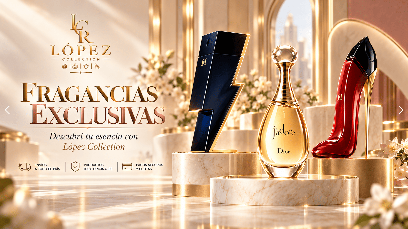 Fragancias exclusivas López Collection, colección luminosa